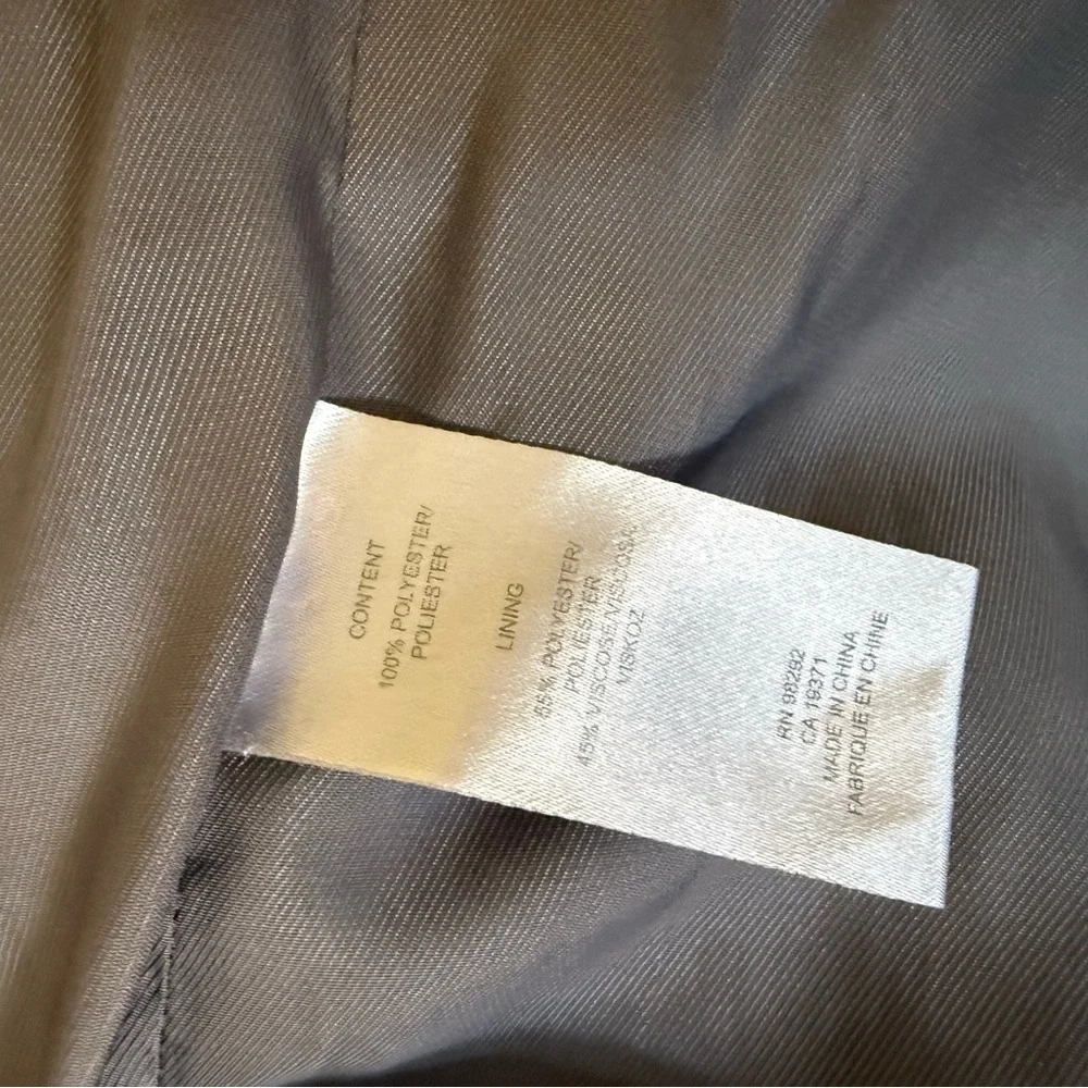 EUC $750 Tibi Grey Faux Curly Lamb Coat - Picture 15 of 16